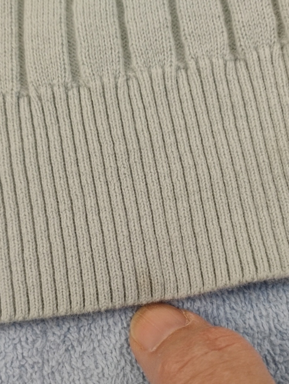 Van Heusen Ruffle-Trim Ribbed Cardigan - Picture 9 of 9